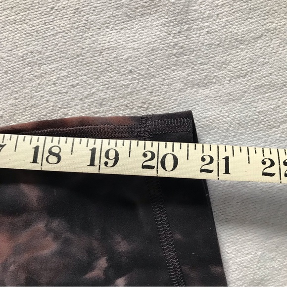 Lululemon Align Crop 21" Diamond Dye Graphite Grey Pink Pastel size 16 - Picture 8 of 8